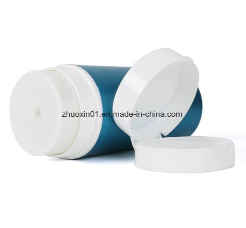 30/50/100/120ml Cosmetic Packaging Blue Lotion Container Airless Pump Pet Plastic Bottles