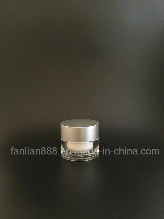 Customerized Acrylic Classical Round Cream Jars for Cosmetic Packaging