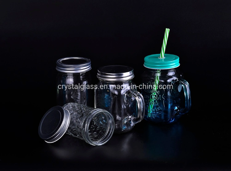 Cute Candy Jars Sweet Food Mason Mini Storage Spice Glass Jars 180ml 280ml 380ml