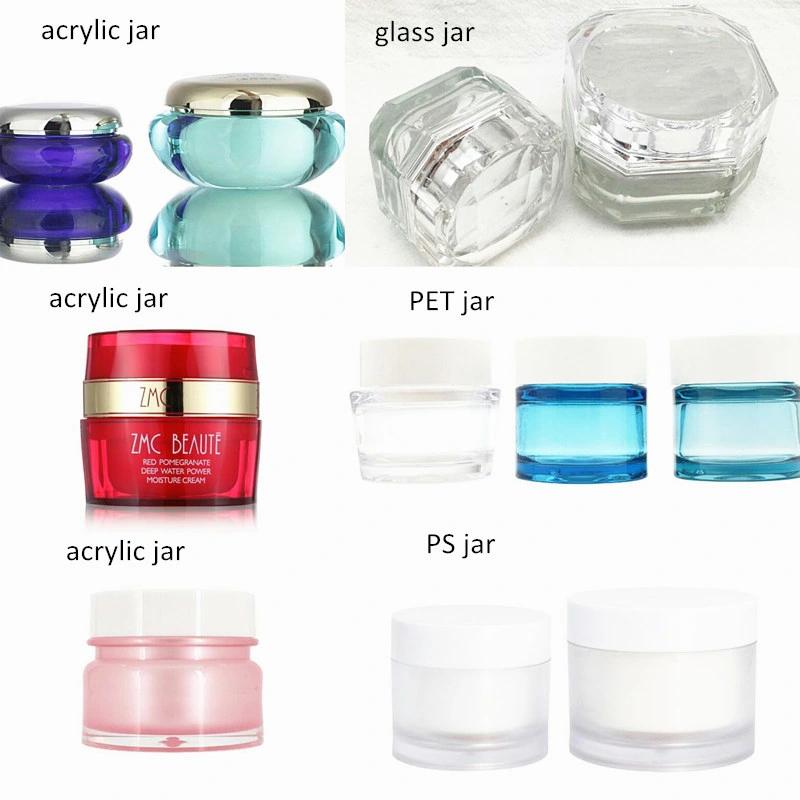 Wholesale White Empty Plastic Cosmetic Packaging Cream Jar