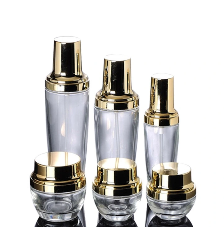 30g 50g 30ml 50ml 100ml Cream Jar Glass Cosmetics Jar Lotion Pressing Glass Cosmetics Bottle