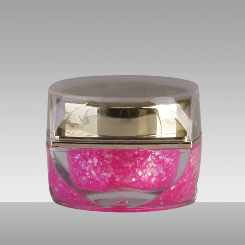Painting/Decal/Screen Colored Screw Cap Cosmetic Glassware Cream Bottle Cream Jar Cosmetic Jar