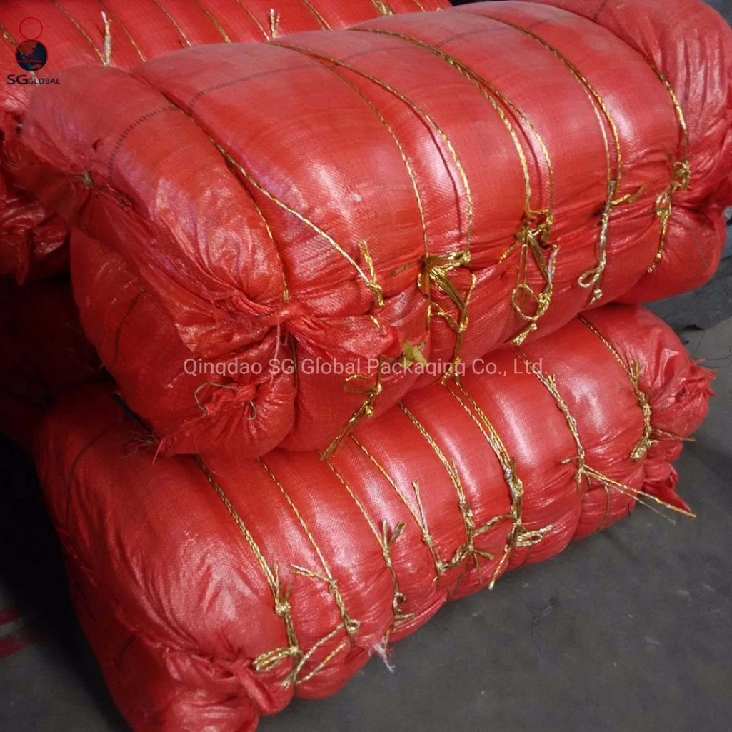 10kg 25kg PE Raschel Sacks for Packing Potatoes and Onions