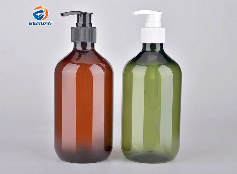 Cosmetic Airless Plastic Pump Lotion Soap Amber Empty Bottles