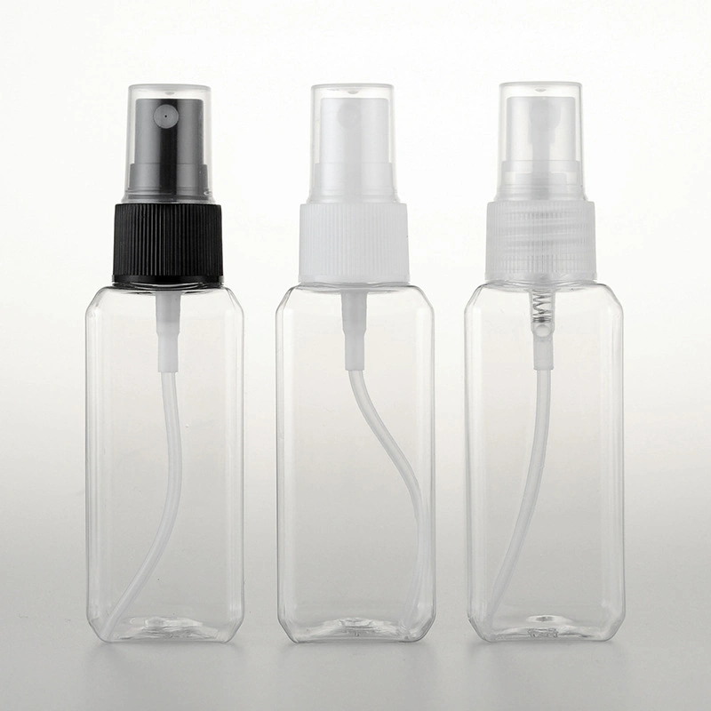 Imirootree 30ml/50ml/60ml/70ml Airless Lotion Bottle Cosmetic Airless Pump 75% Alcohol Plastic Bottle