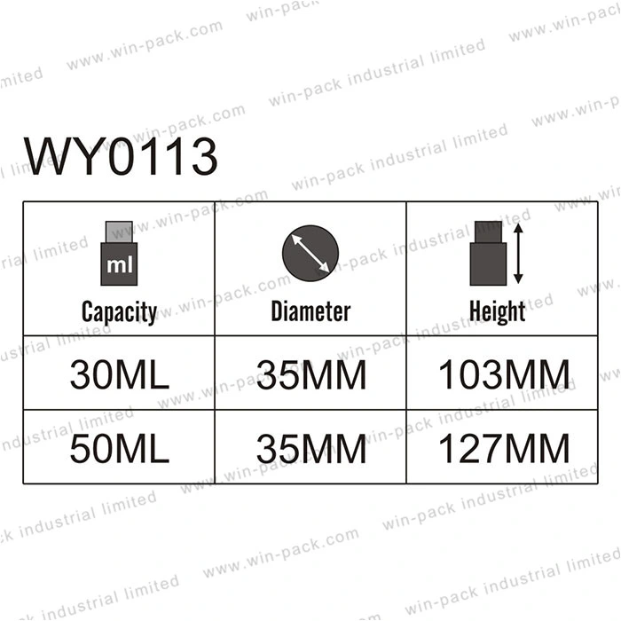 Empty Round White 30ml 50ml Plastic PP Airless Bottles with Low Price Wholesale