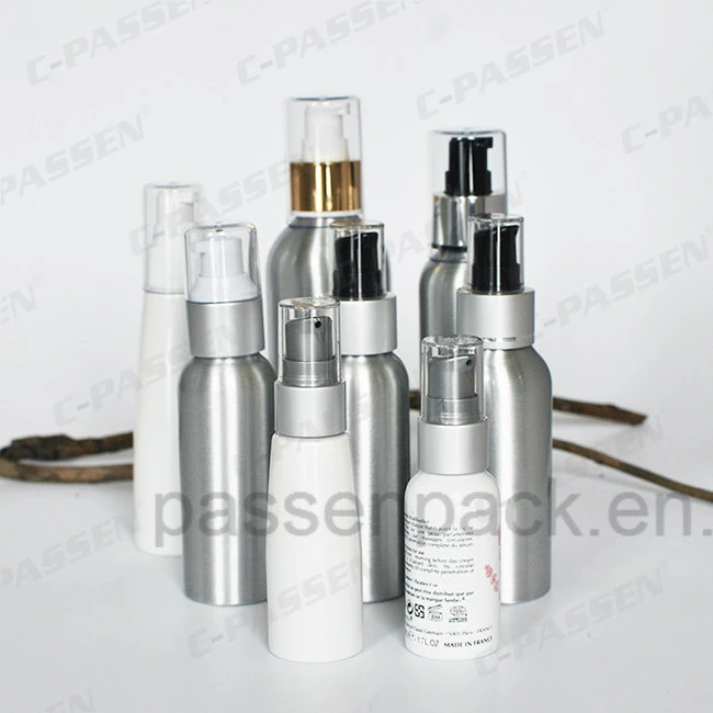 200ml Luxury Aluminum Cosmetic Bottles Personal Care Bottles