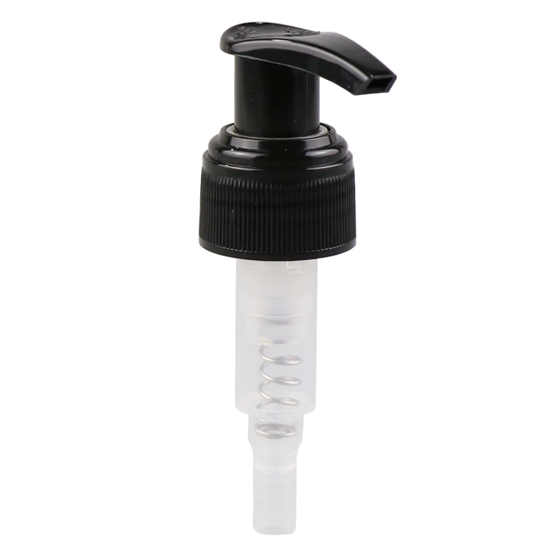 High Quality Hand Wash Lotion Bottle Pump Plastic Black Lotion Pump for Plastic Bottle 28/410