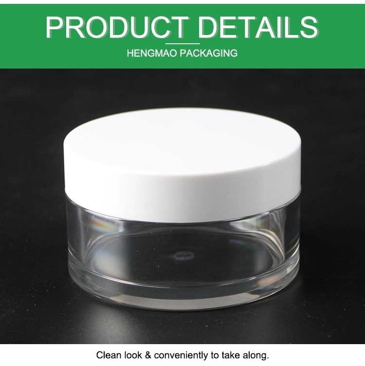 Any Custom Made 80ml 100ml 120ml ABS Plastic Cosmetic Jars Containers Bottles Wholesale