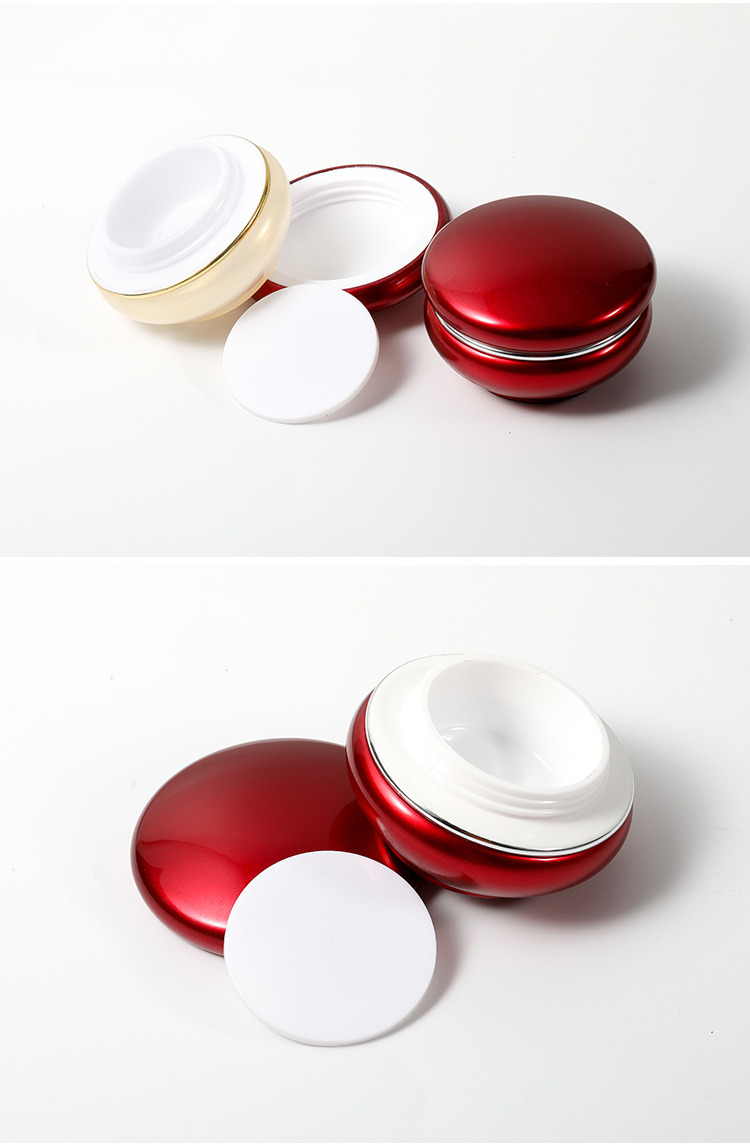 20g New Design Red Cream Jar Plastic Container for Cosmetic