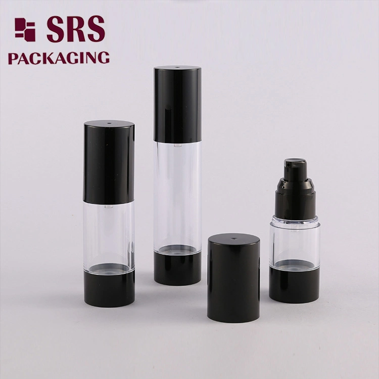 Gold Airless Pump Bottle 15ml 30ml 50ml Lotion Serum Bottle