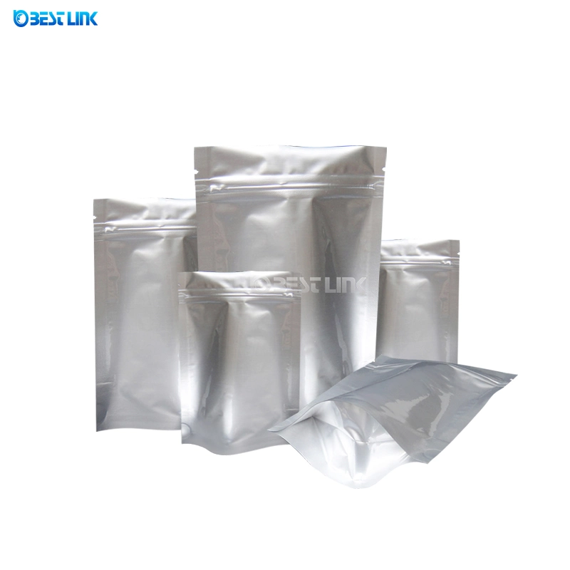 Reclosable Mylar Pouch Aluminum Foil Stand up Zip Lock Bags for Sugar/Powder/Coffee/Tea