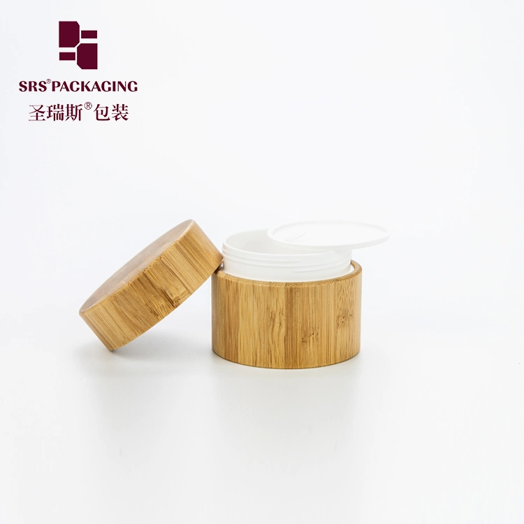 Eco-Friendly Cosmetic Packaging Containers Bamboo Cream Jar Pack