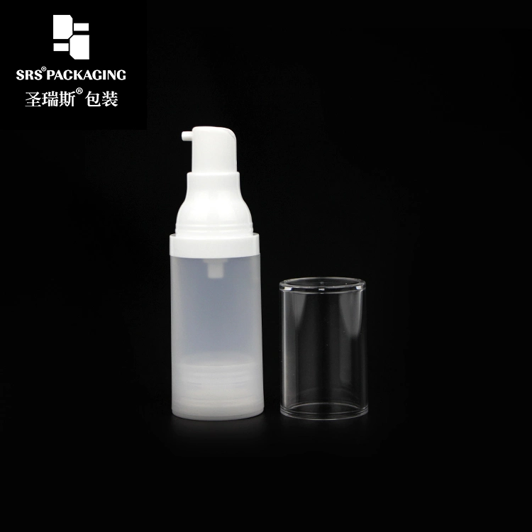 15ml 30ml 50ml Matte Clear Airless Bottle Vacuum Pump Bottles