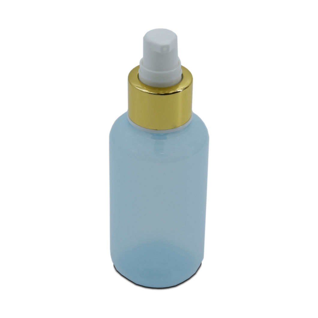 Blue Pet 100ml Round Lotion Bottle Lotion Body Empty Bottle Empty Containers Cosmetics Lotion Bottles for Skin Care