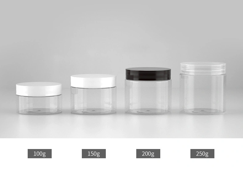 100ml, 250ml Pet Bottle Cosmetic Skin Care Cosmetic Jars