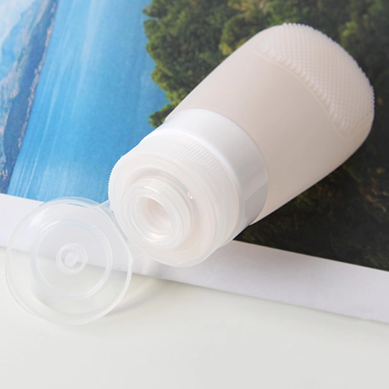 Hot Selling 60ml Tour Lotion Cream Cute Drop Shape Sub-Bottles Travel Cosmetic Bottles Silicone