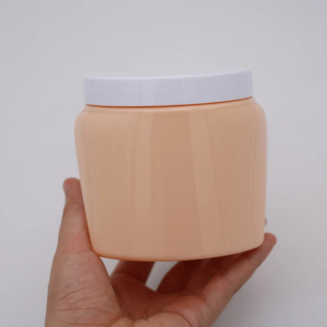 500ml Cosmetic Cream Jar Pet Plastic Jar for Hair Care for Body Butter