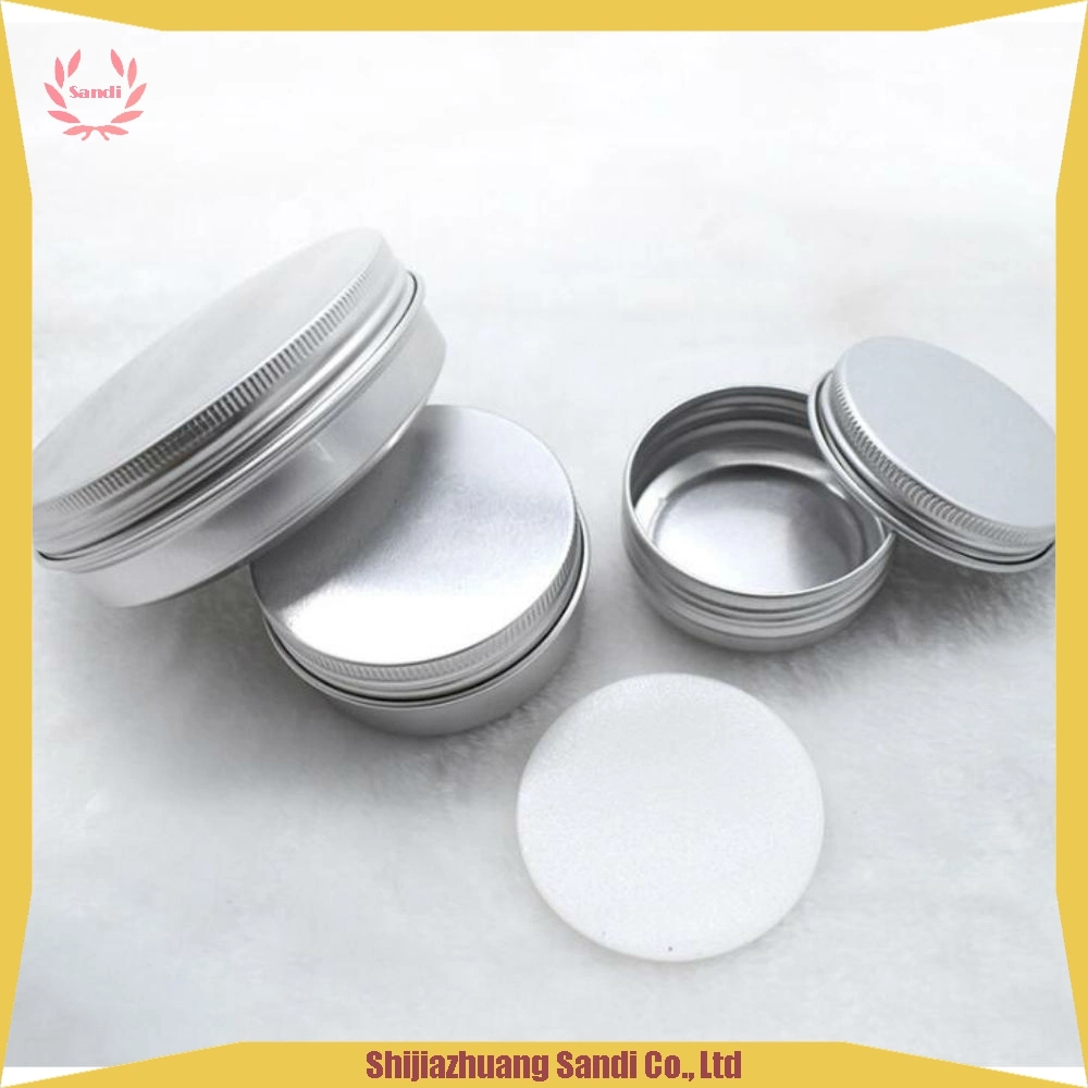 Round Cosmetics Aluminium Cans-Ointment Aluminium Boxes-Custom Made Aluminium Jars