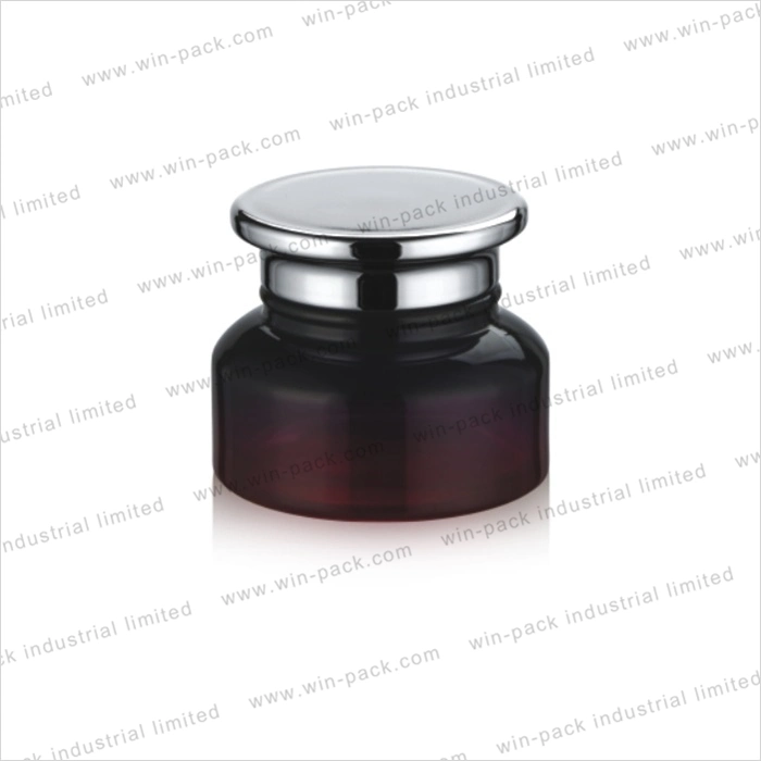 Winpack Customized Painting Gradient Aluminium Face Cream Glass Jar 50g for Skin Care