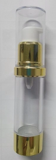 40ml Black Gold Cosmetic Sprayer Foundation Cream Airless Pump Bottle