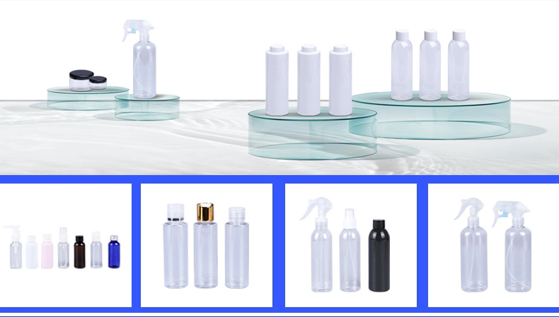 Hot Selling 80ml 100ml 120ml 150ml PP Plastic White Lotion Airless Pump Bottles