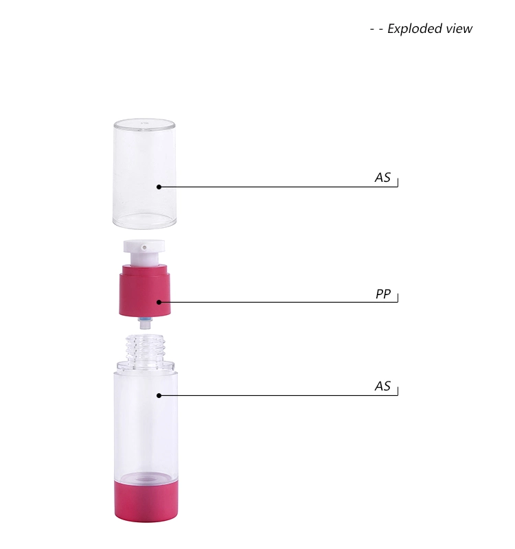 15ml 30ml 50ml Airless Pump Bottles