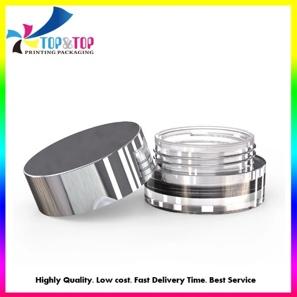 Custom Wholesale Clear Acrylic Cream Packaging Plastic Cosmetic Jars Manufacturer