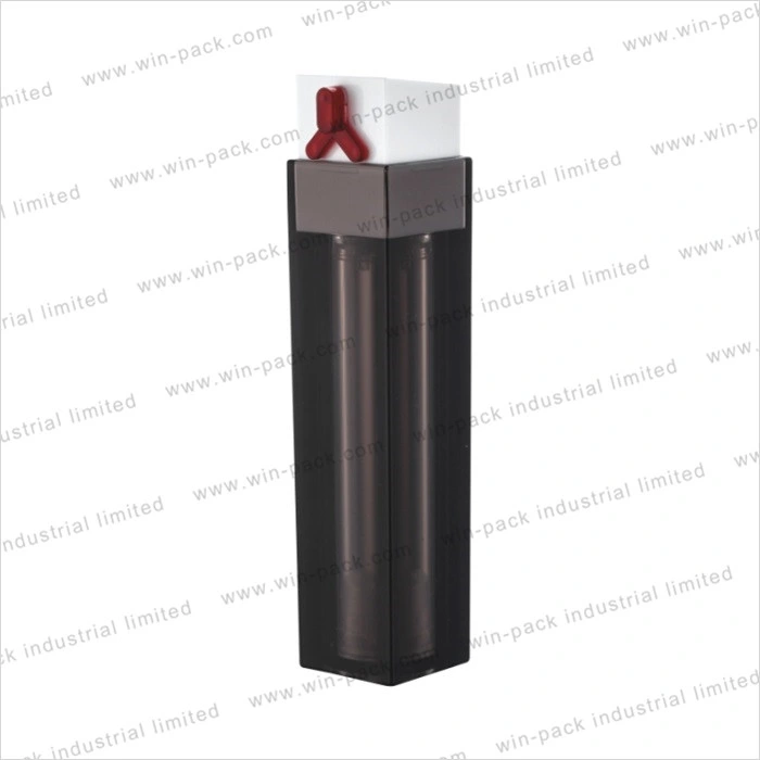 15/30/50ml Black Square Airless Acrylic Pump Bottle for Cosmetic Container