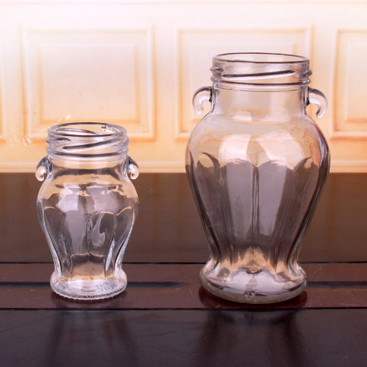 Glass Storage Jars with Lid Canning Jars for Caviar, Jelly, Jams, Honey