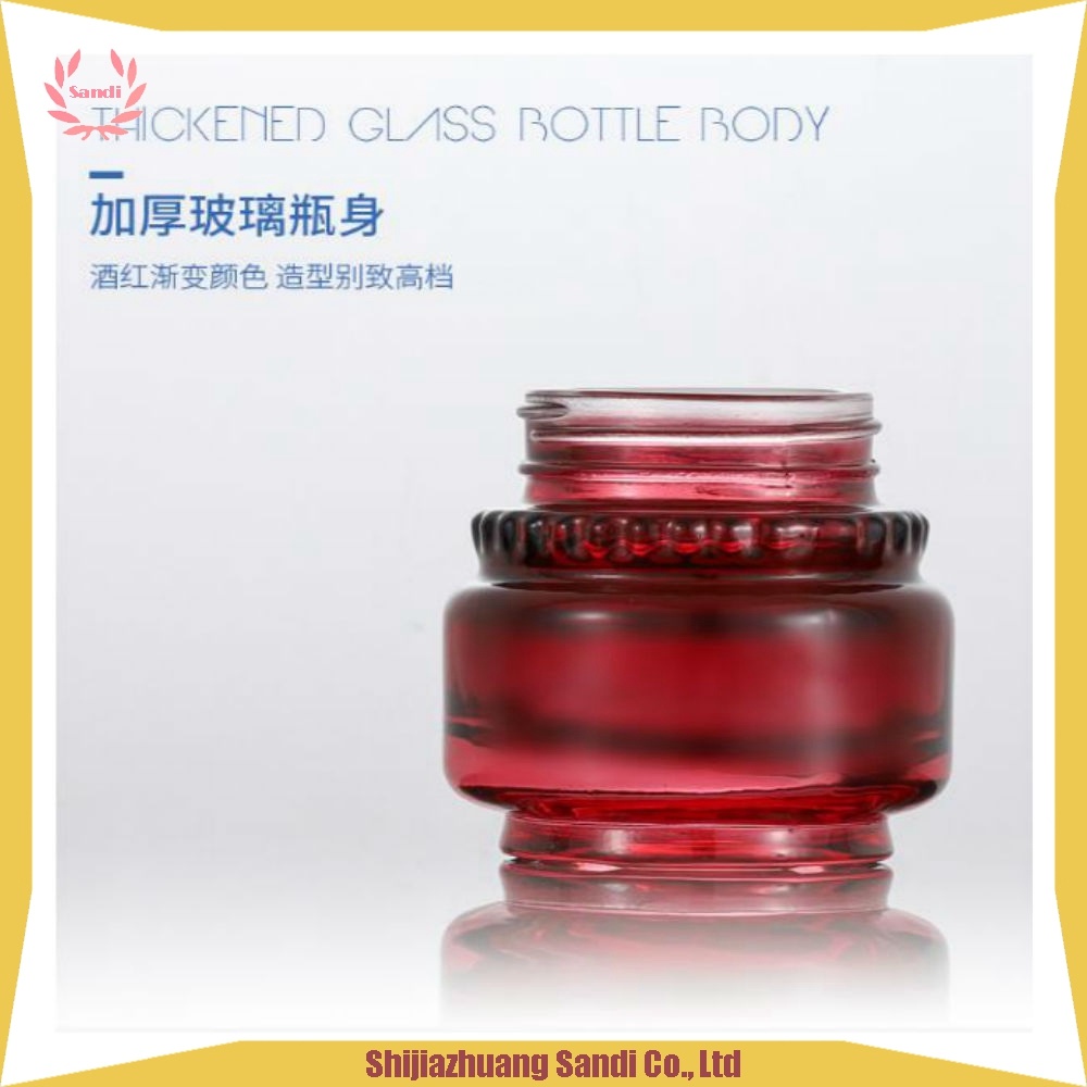 Glass Cosmetic Bottle Set, Glass Cosmetic Bottle and Jar, Cosmetics Cream Glass Bottles and Jars