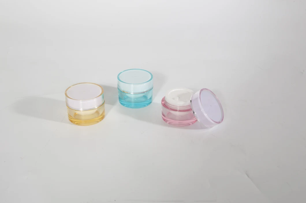 Luxury Cosmetic Containers 5g 10g 15g 20g 30g 50g Cosmetic Acrylic Plastic Cream Jar