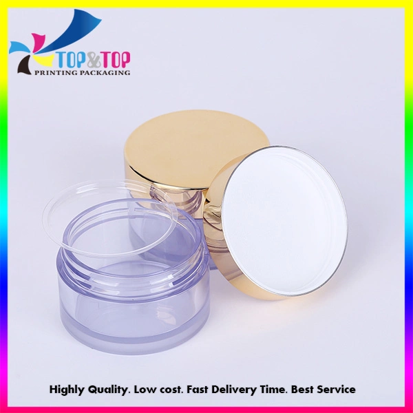 Customized High Quality Clear Round Acrylic Cosmetic Cream Packaging Jars Wholesale