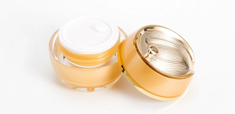 New Arrival Beauty Container 20g Orange Plastic Acrylic Cream Jar for Skin Care Cosmetic Container