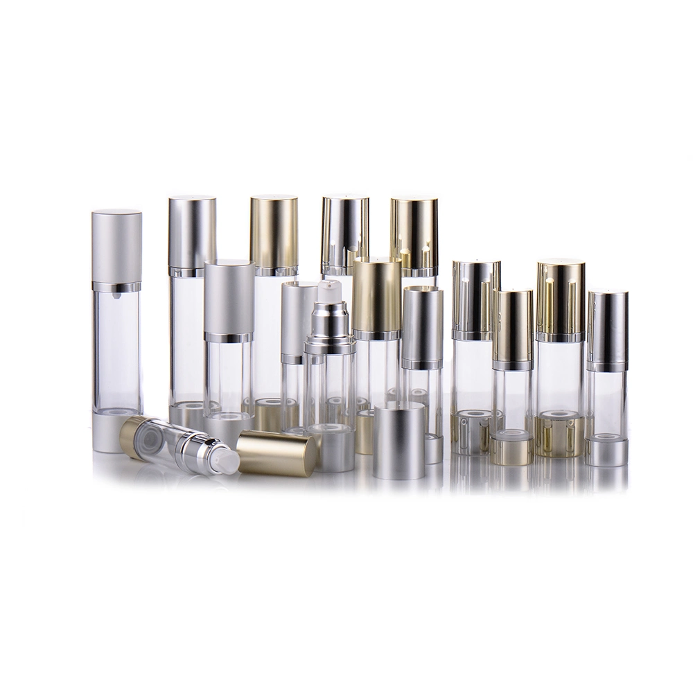 Airless Bottles 50ml Cosmetic Cream Bottle with Pump Luxury Plastic Bottles