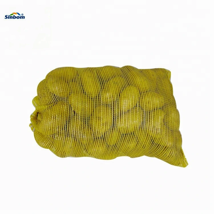 10kg to 50kg PP Leno Mesh Bag Plastic Woven Net Bag for Onions Vegetables Packing