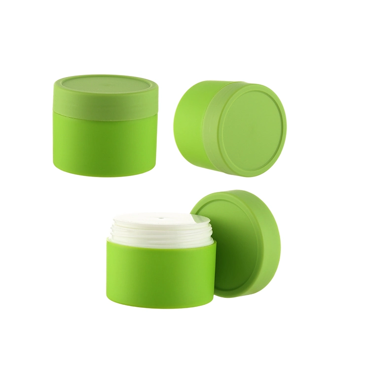 Round Face Cream Jar 60ml 100ml 180ml PP Plastic Cosmetic Containers Jar