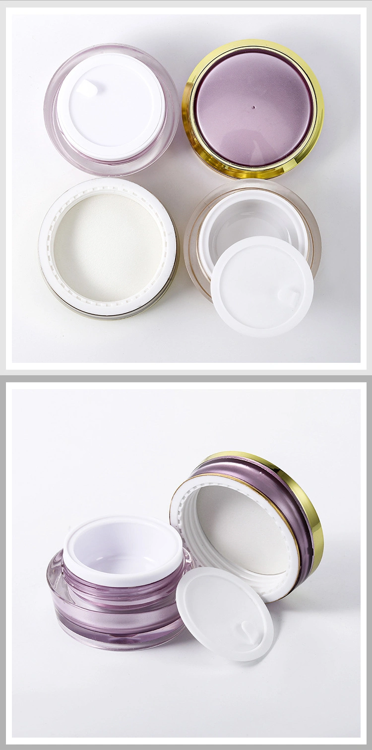 5g 10g 30g Customized Empty Plastic Cream Jar for Skincare