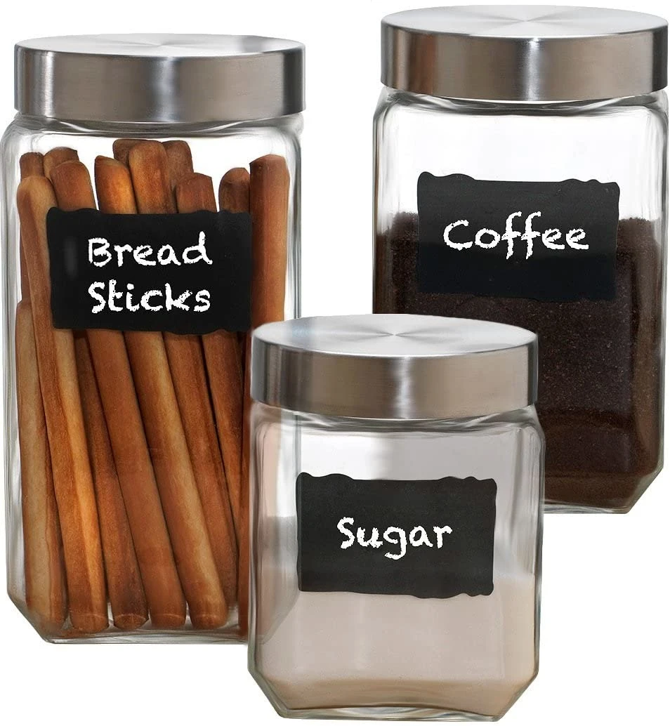84/ 44 /32 Oz Kitchen Glassware Food Beverage Preserving Jars for Coffee Sugar