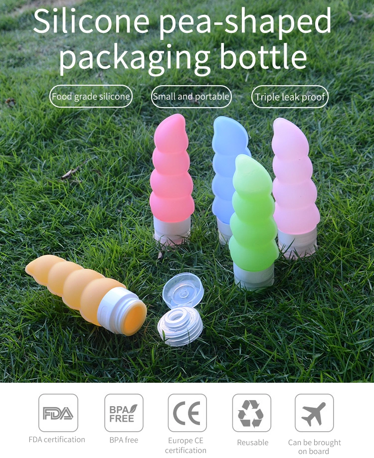 High Quality Leak Proof Silicone Travel Containers Bottle for Cosmetics