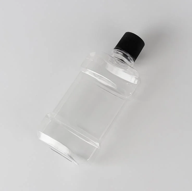 Recycled Pet 250ml Clear Personal Skincare Cosmetic Airless Bottle for Cosmetic Containers Use