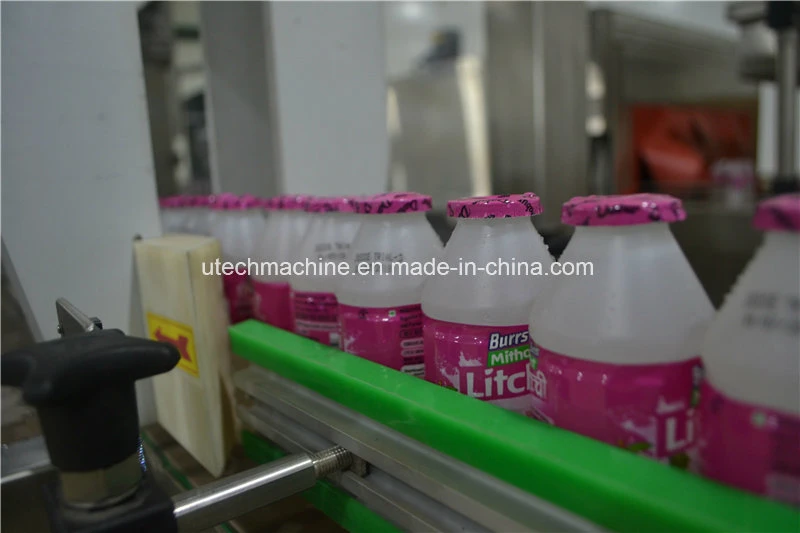 Machinery Rotary Type Litchi Juice/Yogurt Filling Aluminum Foil/Plastic Lid Sealing Machine