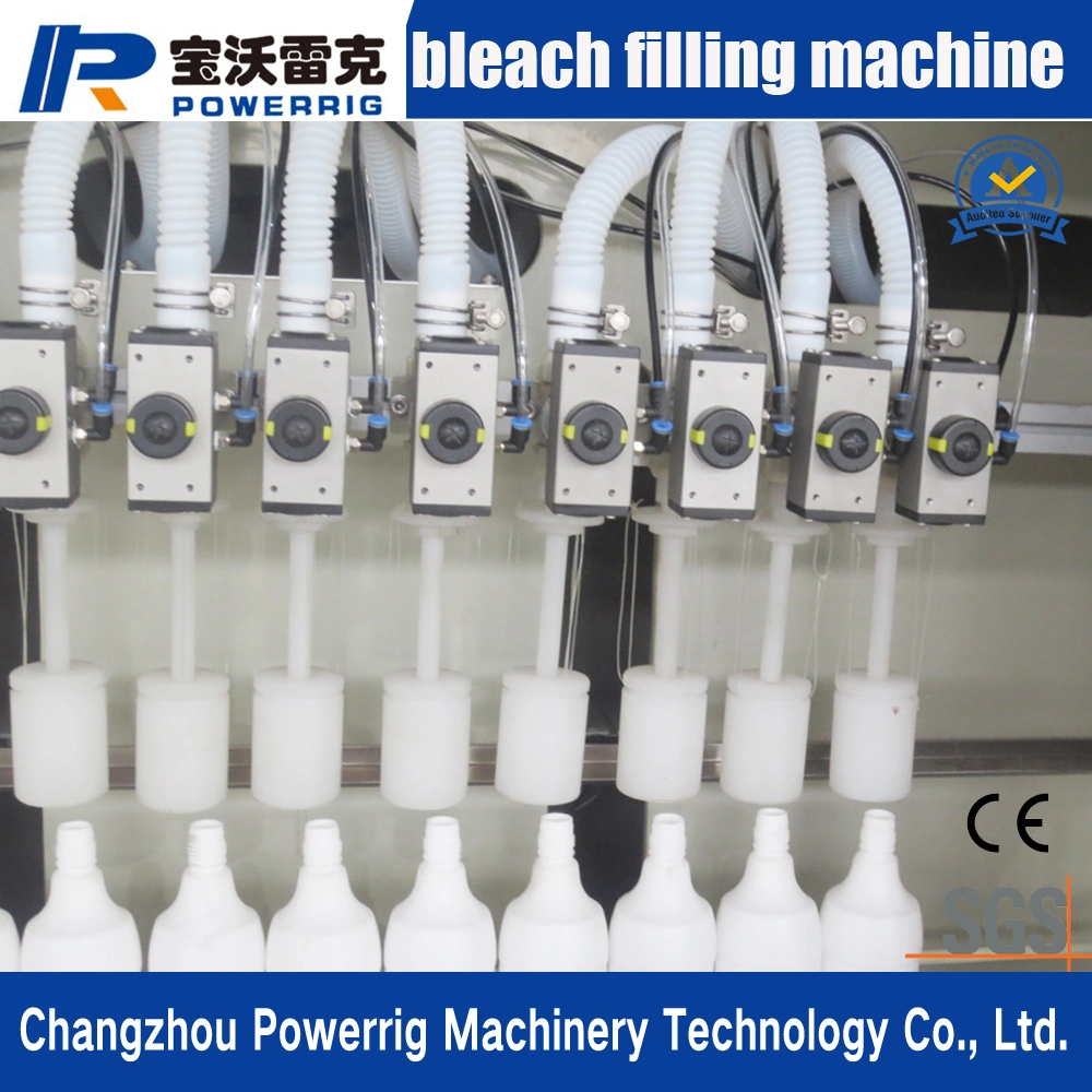 Powerrig Machinery Automatic Filling Antiseptic Liquid 6 Heads Liquid Bottle Filling and Capping Machine