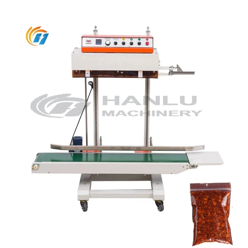 Continuous Carrying Vertical Plastic Band Sealing Machine Sealer