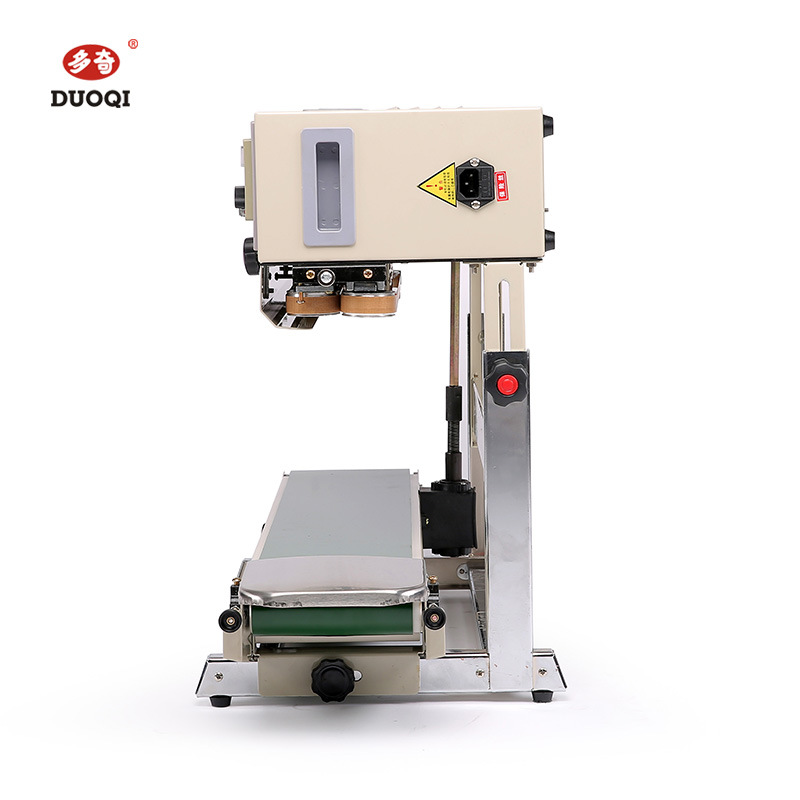 Duoqi Fr-770 Vertical Style Sealing Machine Plastic Bag Shrink Sleeve Seaming Machine Continuous Band Sealer