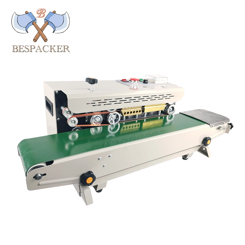 Best prices printing continuous packing sealer automatic band snack tea bag sealing machine