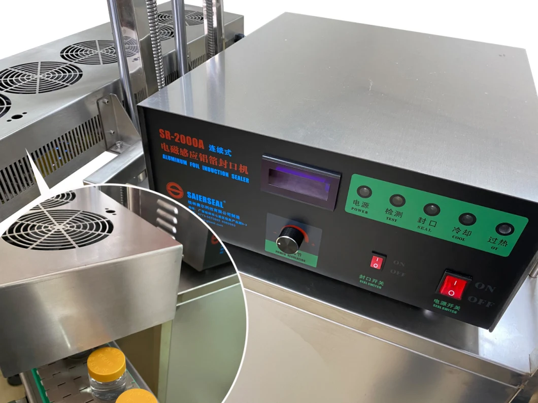 Automatic Continuous Induction Sealer Sealing Machine