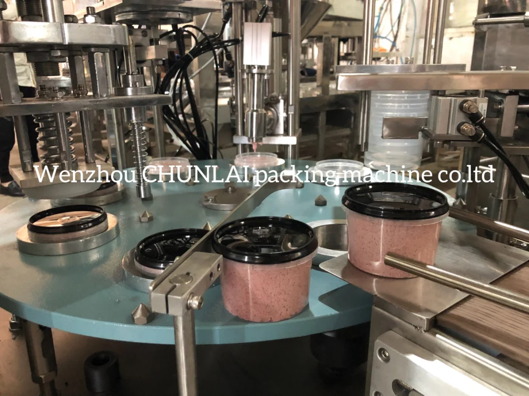 2000per Hour Automatic Cheese Cup Filling Sealing Machine PP Cup Milk Shake Packing Machine