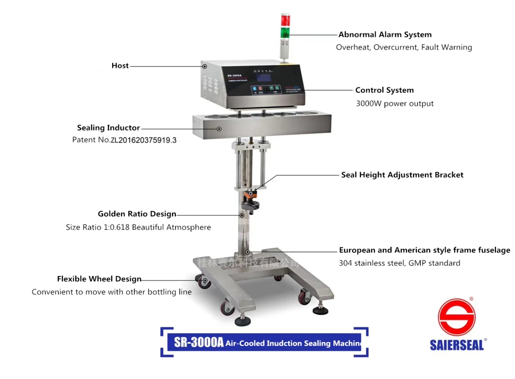 Manufacturer with 20 Years Experience in Produce Glass Bottle Sealing Machine Induction Sealer