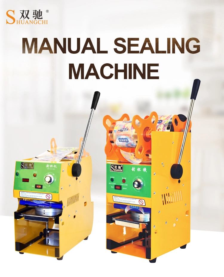 Manual Cup Sealing Machine with Counting Version Sealer